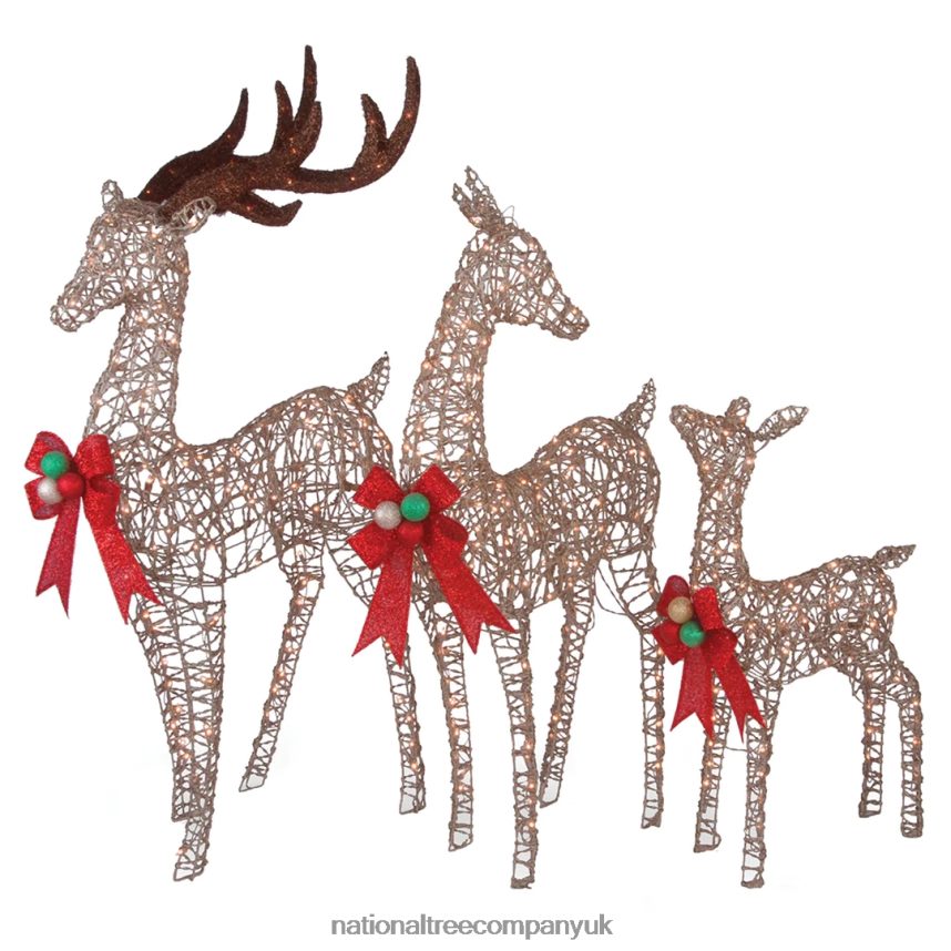 decoration | National Tree Company Deer Family Assortment F2L4F598